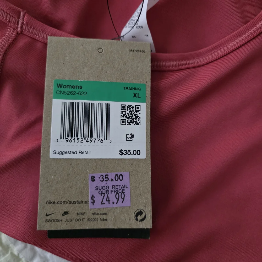 Nike Pink Sports Bra - Picture 2 of 4